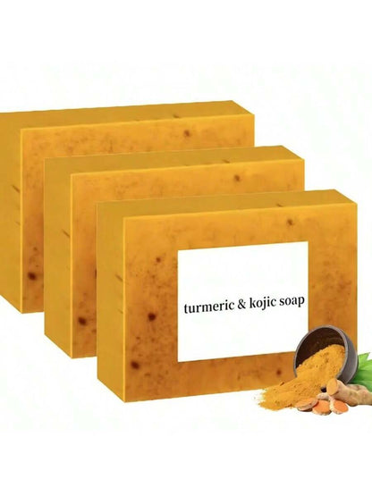 Kojic Turmeric Face Soap, Kojic Soap, Face Cleansing Soap, Turmeric Face and Body Soap, Kojic Face and Body Soap