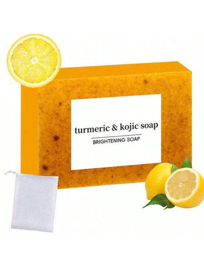 Kojic Turmeric Face Soap, Kojic Soap, Face Cleansing Soap, Turmeric Face and Body Soap, Kojic Face and Body Soap